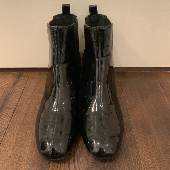 Black Patent Booties - Picture 4 of 7